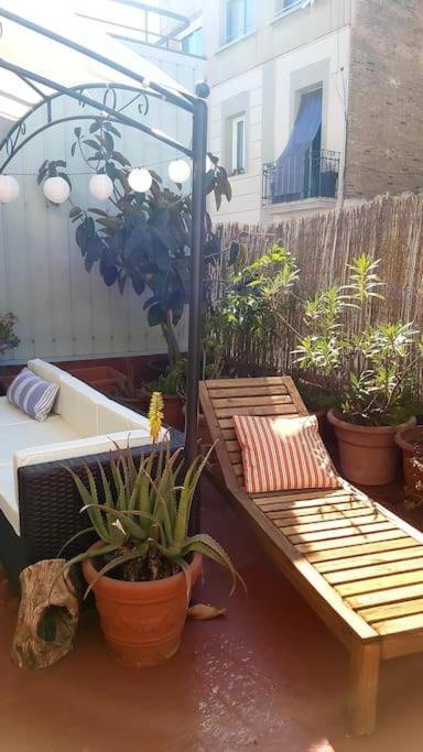 Small Room In Sants With Huge Terrace Барселона Екстериор снимка